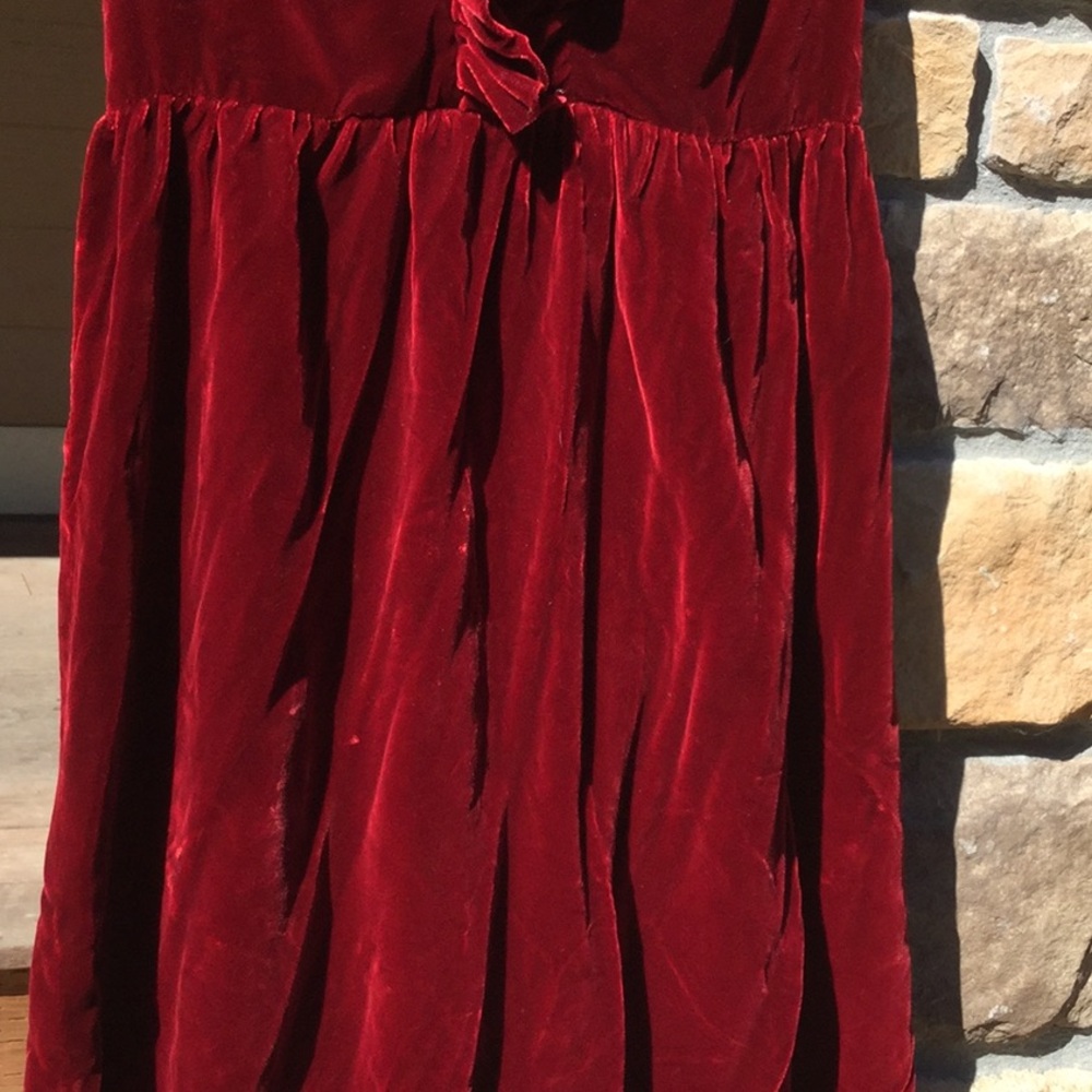 Vintage handmade ruffle dress farmers market night out shin dig🎀 - Picture 3 of 8